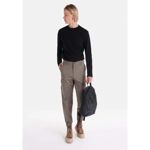 Regular Fit Orta Bel Lastikli Paça Erkek Yeşil  Pantolon