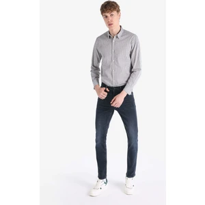 044 Karl Straight Fit Düşük Bel Düz Paça Erkek Koyu Mavi Jean Pantolon
