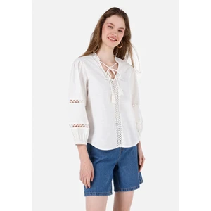Regular Fit   Kadın Beyaz  Gömlek Cl1068915
