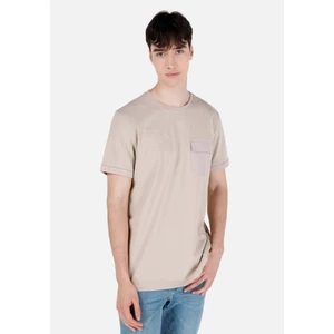 Bej Erkek Tshirt K.kol
