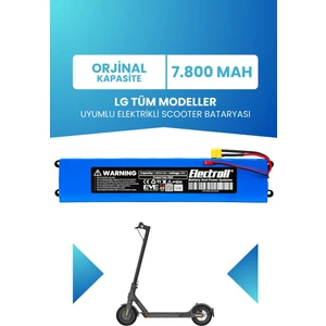 Lg Tüm Modellerle Uyumlu Scooter Batarya 36v 7.800mAh Pil Elektrikli Scooter Bataryası Değişimi