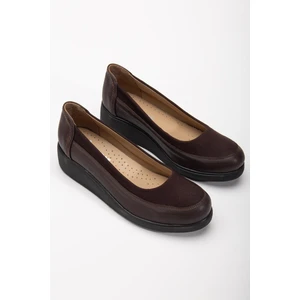 Kadın Günlük Ayakkabı Kahve Streç Ortopedik