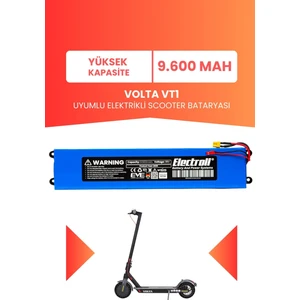 Volta Vt1 Batarya (YÜKSEK KAPSİTE) 36v 9.600 Mah Elektrikli Scooter Bataryası