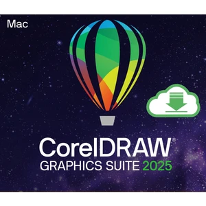CorelDRAW Graphics Suite 2025 (Mac) - 1 Mac Cihaz Ömür Boyu Abonelik Kodu