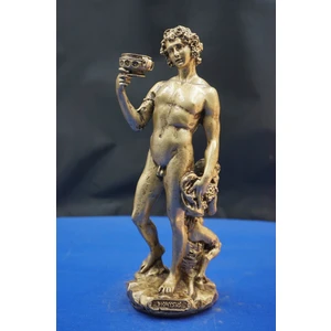 Dekoratif Dionysus Biblo Heykel – Ofis Dekorasyon Ev Dekor Hediyelik Aksesuar 25  cm