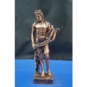 Antik Yunan Tanrısı Güneş ve Işık Tanrısı Apollo Heykel Biblo – Ev Dekor & Hediyelik Aksesuar 25  cm