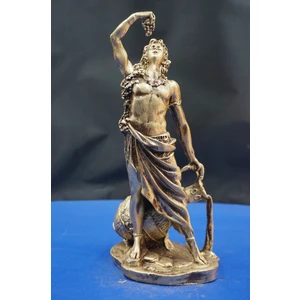 Neşe ve Şarap Tanrısı Dionysos Mitolojik Heykel – Ofis Dekorasyon Ev Dekor Hediyelik Aksesuar 26  cm