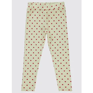 Civil Girls Kız Çocuk Tayt 6-9 Yaş Fildişi