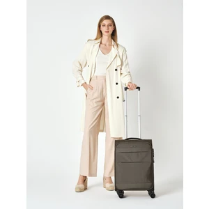 Pierre Cardin 4200 Küçük Boy Ultra Light Hafif Lüx Kumaş Tekerlekli Valiz