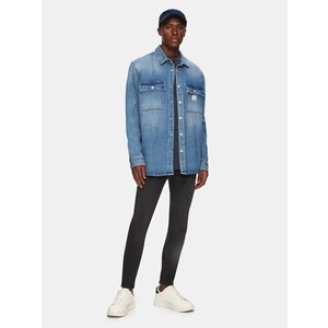 Erkek Steven Oversıze Jean Gömlek