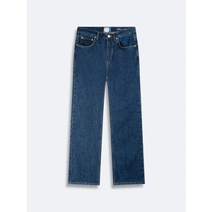 Lıoren Düz Paça Orta Bel Jean Pantolon