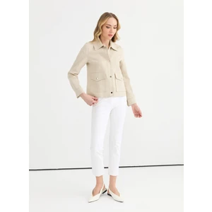 Standart Bej Kadın Ceket 25YSL1447