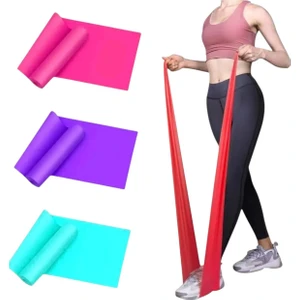 Büyük Boypilates Bandı Plates Egzersiz Direnç Lastiği Seti Pilates Bandı ( 1 Adet )