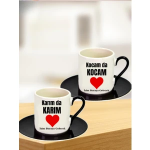 Asay Baskı Karım Da Karım Kocam Da Kocam Türk Kahve Fincanı