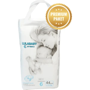 Lula Baby Premium Fırsat Paketi 6 Numara Bebek Bezi 44 Adet