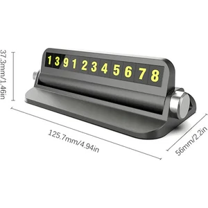 Araç Içi Park Numaratörü Telefon Tutucu Standlı Park Cep Numaralığı