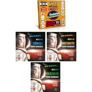 Ünlüler Karması 2025 Lgs Genel Deneme 10 Yayın 10 Deneme- (Meb Demeden Türkçe-Matematik-Fen Bilimleri Soru Bankası)