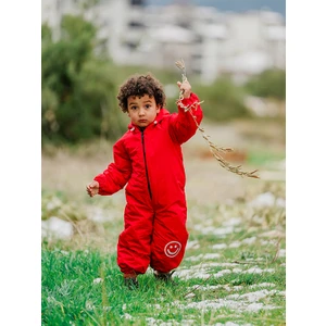 Belkızın Atölyesi Kırmızı Su Geçirmez Astronot Tulum