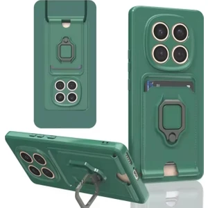 M.TK Moveteck Xiaomi Redmi Note 14 Pro 5g Kılıf Kamera Korumalı Sürgülü Yüzüklü Standlı Kartvizitli Ip Askılı Zuma Silikon