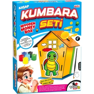 Ahşap Kumbara Boyama Seti