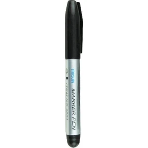 6 Adet Siyah Renk Yazan Taksun Permanent Marker Koli Yazma Kalemi Yazısı Çıkmayan Kalem