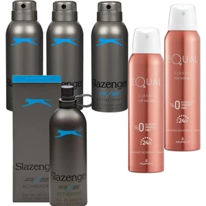 Activesport Mavi Erkek Parfüm Edt 125 ml + Deodorant 150 ml 3 Adet + Equal Deodorant 150 ml 2 Adet