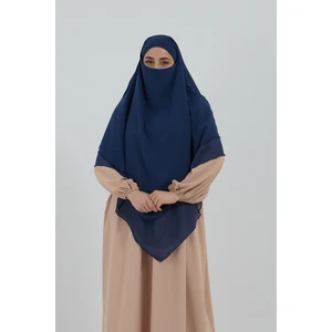 3 Katlı Sufle Khimar Tesettür Sufle Hijap