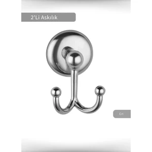 Havlu ve Bornoz Askısı Paslanmaz Kapı Arkası Duvar Havlu Düzenleyici Askılığı Çelik Krom