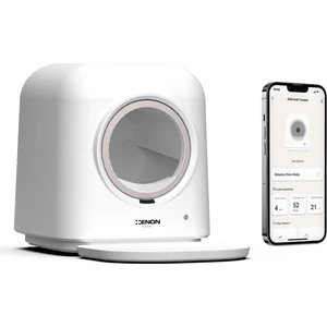 Xenon Smart Akıllı Otomatik Kedi Tuvaleti UV Sterilizasyonlu Koku Tableti ve Çıkarılabilir Kum Paspası Hediyeli Cat Cleaner X8620