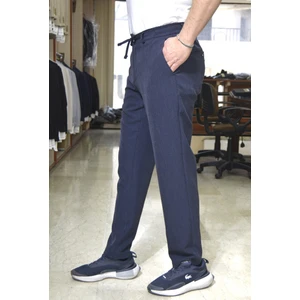 Manjogger Gofre Jogger Pantolon Lacivert