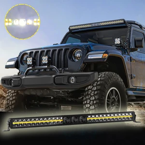 Off-Road Premium Tavan LED Bar 105 cm  Beyaz Işık Projektör Drl Gündüz LED Metal Gövde 12-24V