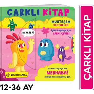 Yükselen Zeka 12-36 Ay Çarklı Kitap - Muhteşem Kelimeler