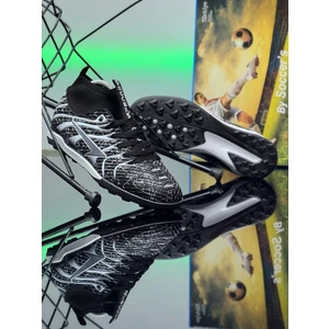 Çocuk Yetişkin Halısaha Krampon Çoraplı Çivisiz Desenli Bağcıklı Futbol Spor Ayakkabısı 2060