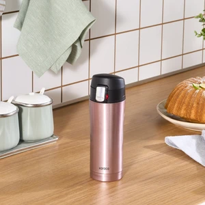 Pluton Çelik Sızdırmaz Termos 450 ml Rose Gold