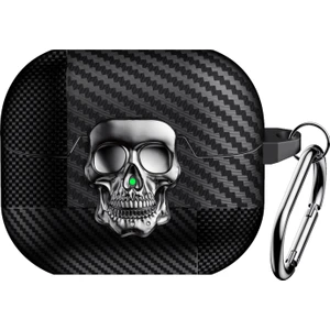 Samsung Galaxy Buds3 Pro / Buds3 Tpu + Karabinalı Metal Kulaklık Kapağı (Yurt Dışından)