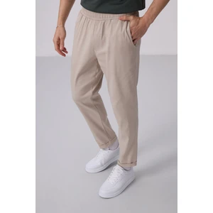 Taş Standart Fit Dokuma Hafif Esnek Chino Pantolon - 82175