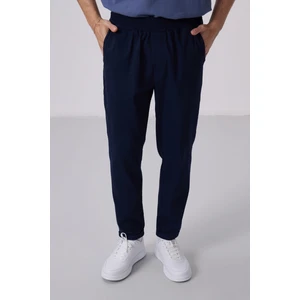 Lacivert Standart Fit Dokuma Hafif Esnek Chino Pantolon - 82175