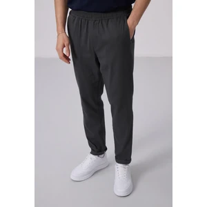 Antrasit Standart Fit Dokuma Hafif Esnek Chino Erkek Pantolon - 82175