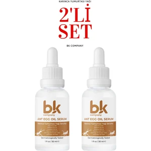 Bk Company Karınca Yumurtası Yağı 2'li Serum Seti – Doğal Tüy Azaltıcı, Nemlendirici ve Epilasyon Sonrası Cilt Yumuşatıcı