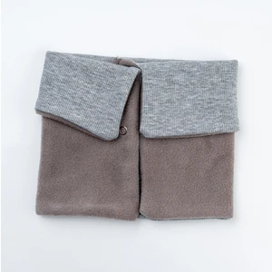 Pamuk Kaşkorse Polar Çift Kat Katlanabilir Yumuşak Çocuk, Bebek Önlük ve Bere