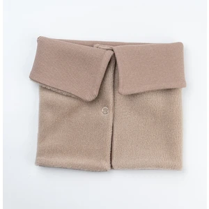 Pamuk Kaşkorse Polar Çift Kat Katlanabilir Yumuşak Çocuk, Bebek Önlük ve Bere