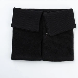 Pamuk Kaşkorse Polar Çift Kat Katlanabilir Yumuşak Çocuk, Bebek Önlük ve Bere