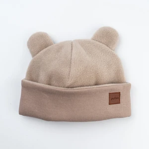 pufien Pamuk Kaşkorse Polar Çift Kat Katlanabilir Yumuşak Çocuk, Bebek Önlük ve Bere