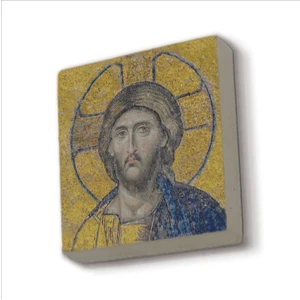 Ayasofya- Hz. Isa Mozaiği Baskılı Taş Magnet 5x5