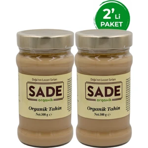 Sade Orgranik Tahin 300 gr 2 Li Paket