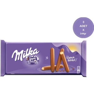 Lila Stix Çikolata Kaplamalı Bisküvi 144 gr - 3 Adet