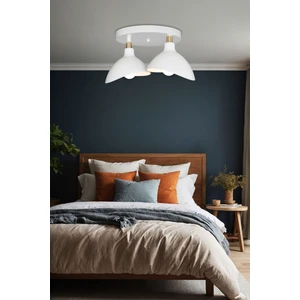 Esta Ikili Plafonyer Avize Beyaz