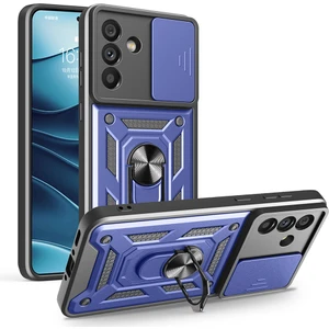 Samsung Galaxy A56 Uyumlu Kılıf Pars Yüzüklü Standlı Lacivert