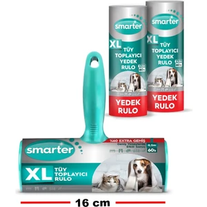 XL Tüy Toplayıcı Rulo  2 Adet Yedek Rulo Kedi Köpek