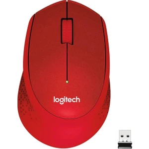 M330 Sessiz Kablosuz Optik Mouse - Kırmızı